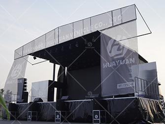 mobile stage truck price